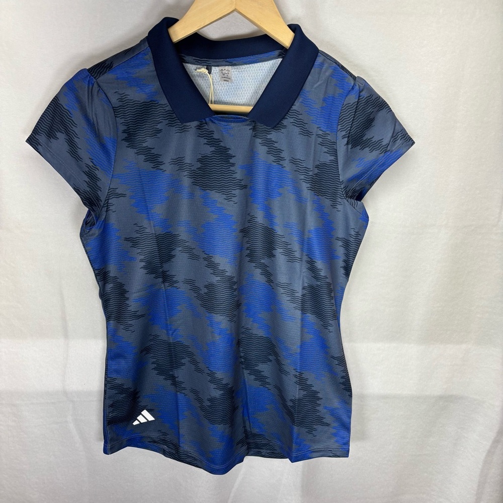 ADIDAS Junior Girls Golf Polo Shirt size L. Multi color. Very‎ nice